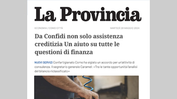 Da Confidi non solo assistenza creditizia – Un aiuto su tutte le questioni di finanza