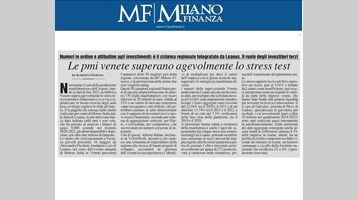 Le pmi venete superano agevolmente lo stress test