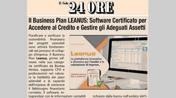 Il Business Plan Leanus: Software Certificato per Accedere al Credito e gestire gli Adguati Assetti